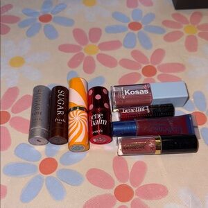 Lip stick, Lip Gloss & Lip Balm set